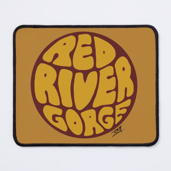 Artikelvorschau, Retro-Abzeichen der Red River Gorge entworfen und verkauft von Ingrid Miller.