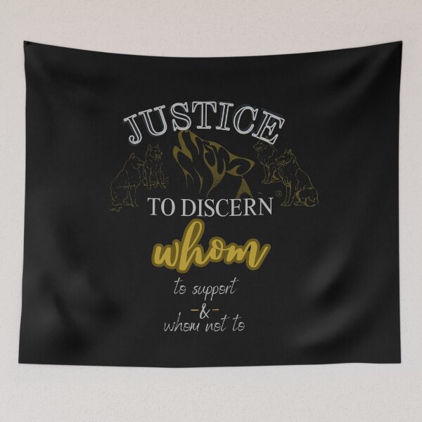 Item preview, Justice and Power: Stoic Wolves Guiding the Way designed and sold by sombradelsabio.