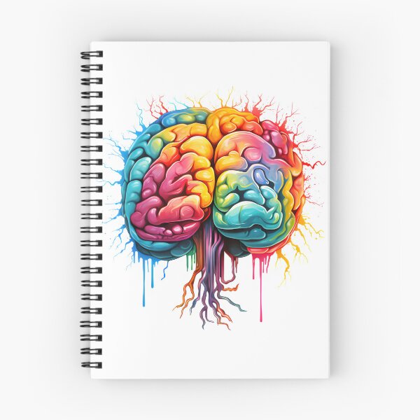 Item preview, Colorfull anatomical brain  designed and sold by grebie.