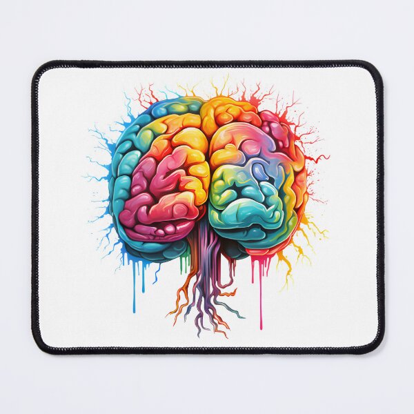 Item preview, Colorfull anatomical brain  designed and sold by grebie.