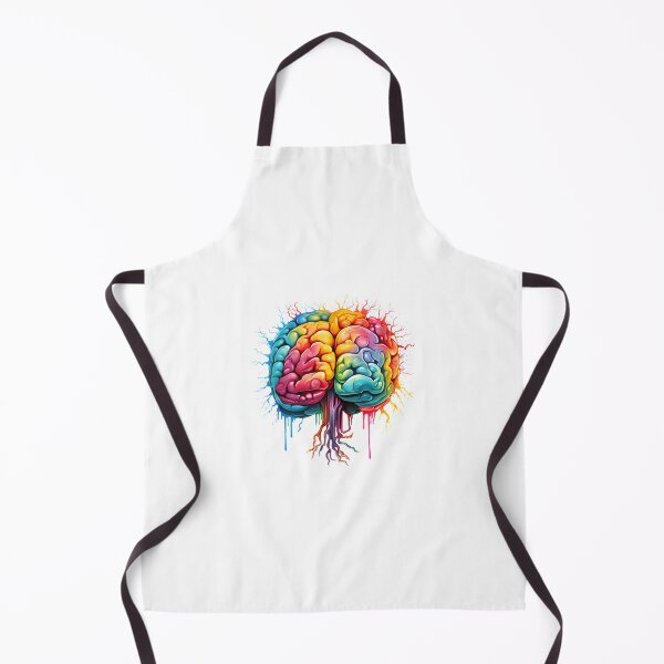 Item preview, Colorfull anatomical brain designed and sold by grebie.