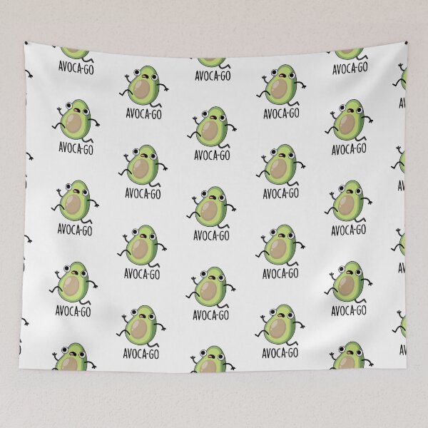 Item preview, Avoca-go Funny Avocado Puns  designed and sold by punnybone.