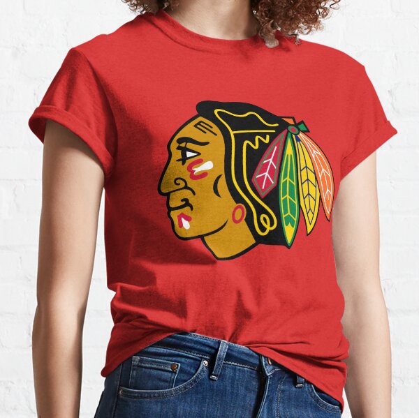 Good Logo NHL Chicago Blackhawks Hockey T-Shirt - Ears Tees