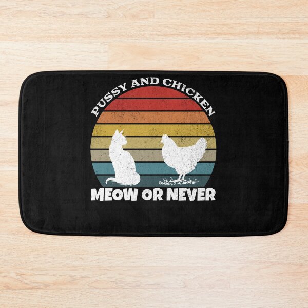 Item preview, Pussy chicken - Vintage sunset, meow or never! designed and sold by Zandalus.