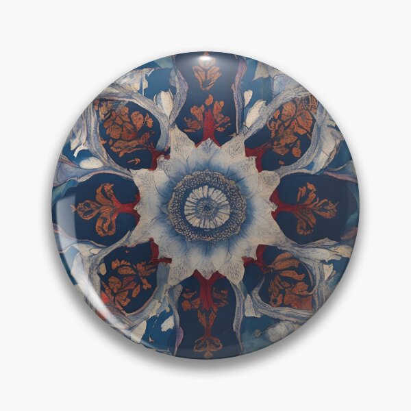Item preview, Elegant Oriental Tile Floral Pattern designed and sold by DeevaValli.