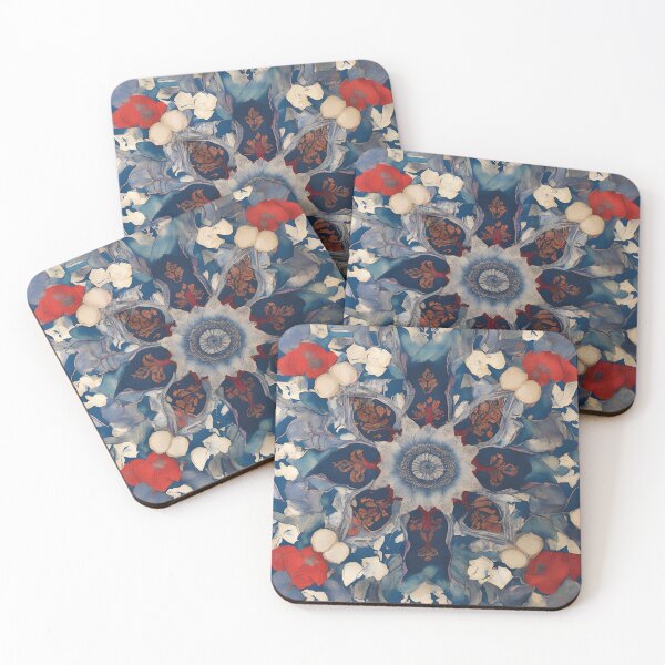 Item preview, Elegant Oriental Tile Floral Pattern designed and sold by DeevaValli.