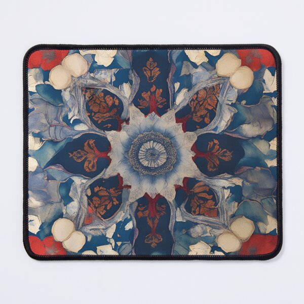 Item preview, Elegant Oriental Tile Floral Pattern designed and sold by DeevaValli.