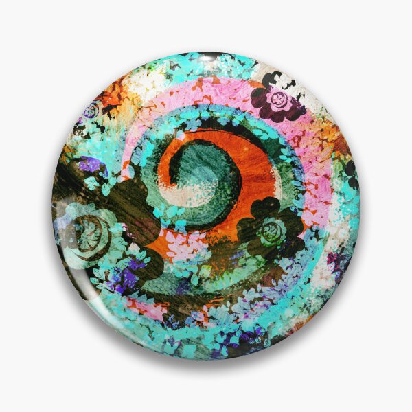 Item preview, Graphic Tie Dye Grunge Flowers Collage designed and sold by jocelynsart.