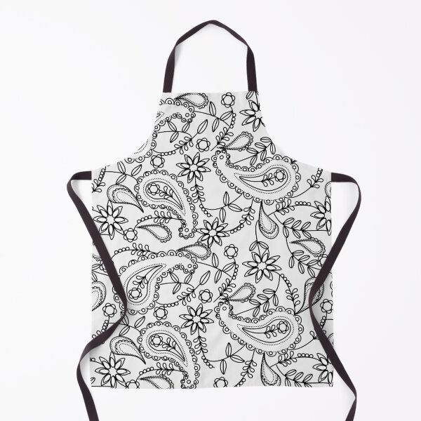 Item preview, Black line paisley designed and sold by zed1967.