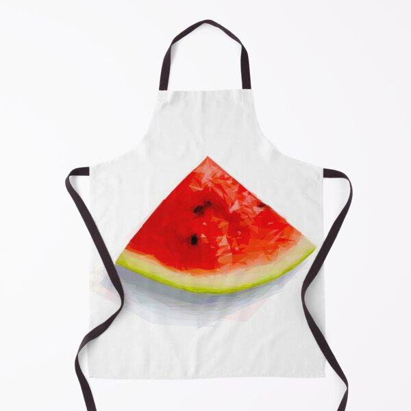 Item preview, Juicy, triangular slice of succulent red watermelon. Image created using geometric shapes designed and sold by EdgyEdgeArt.