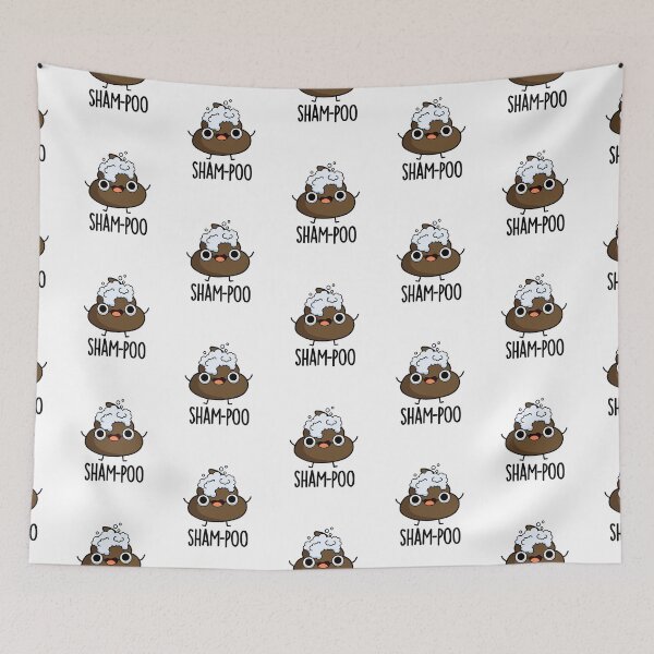 Item preview, Sham-poo With Shampoo Bubbles Funny Poop Puns  designed and sold by punnybone.