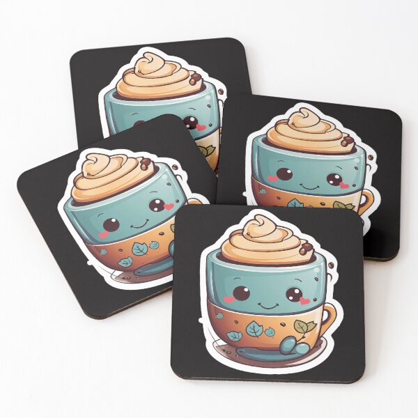 Item preview, Caffeine Bliss: Cute Coffee Cup designed and sold by zoughlal.