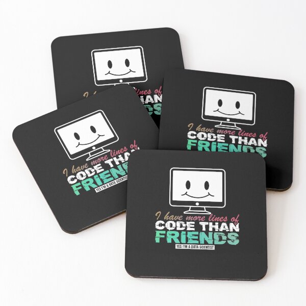 Item preview, I Have More Lines of Code Than Friends Funny Python and Data Science designed and sold by MadPanda.