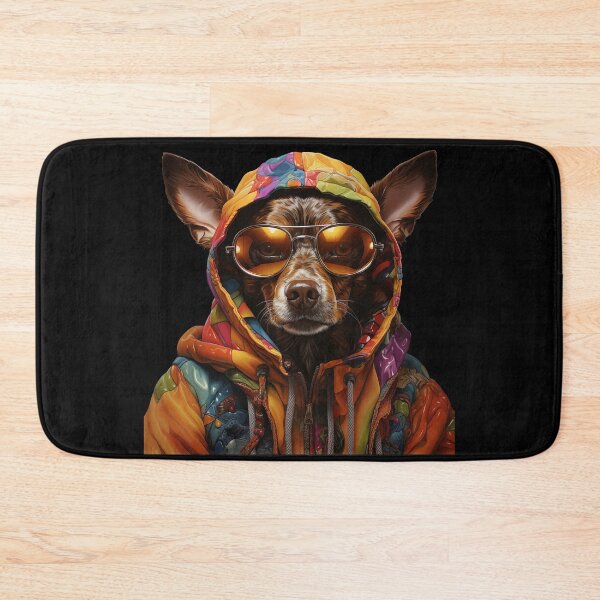 Item preview, The Cool Bad DOG : Portrait of an Anthropomorphic Dog designed and sold by AnubisArtUSA.