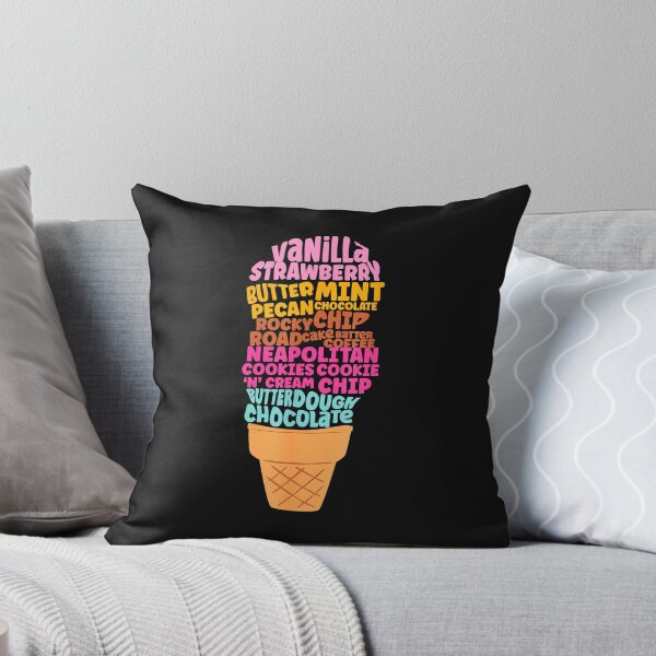 Item preview, Ice-Cream Quotes Cloud Cone Sundae Chocolate Vanilla designed and sold by mainana78.