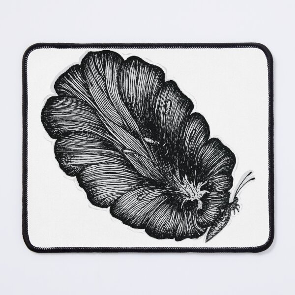 Item preview, Bindweed Butterfly Ink Drawing designed and sold by Jaraart.
