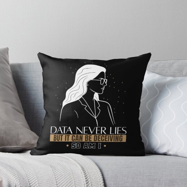 Item preview, Data Never Lies Funny Data Scientist Analysts designed and sold by MadPanda.