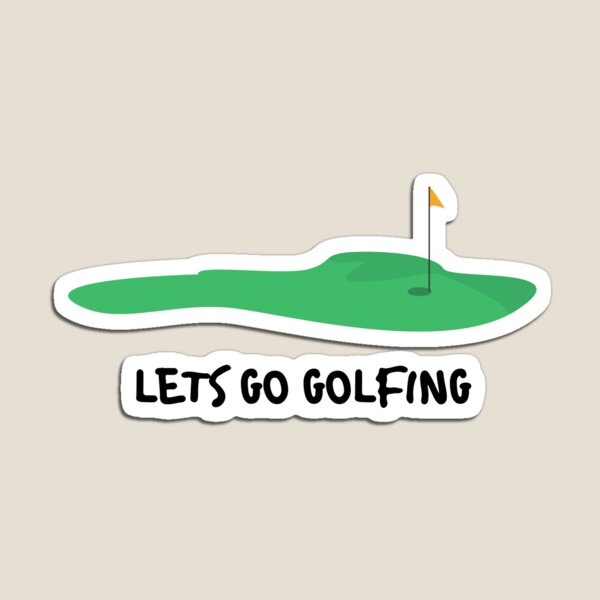 LETS GO GOLFING- dj khaled Sticker for Sale by chantiesgallery