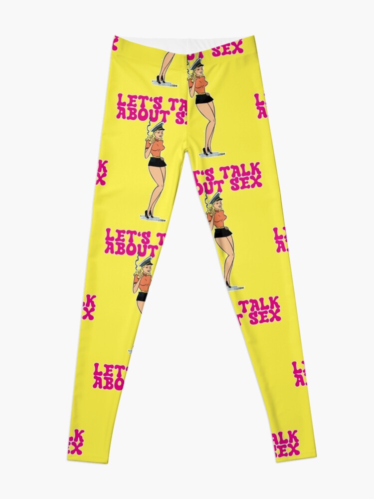 Let's talk about sex, sexy pin up girl Leggings by Mauswohn