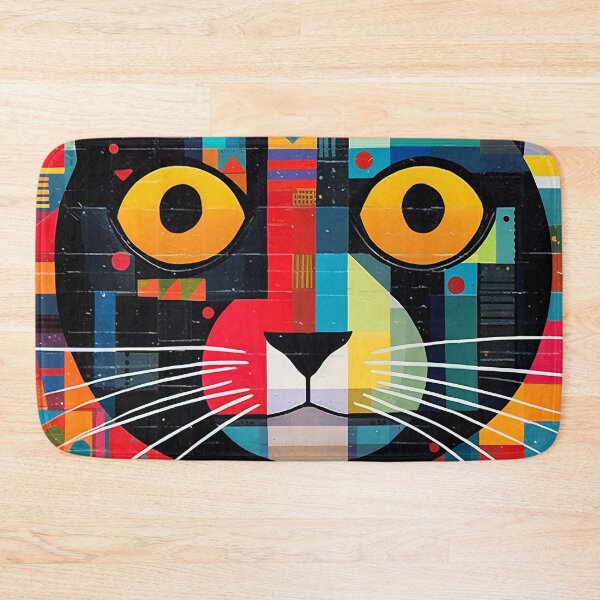 Item preview, Funky kitty cat 5 designed and sold by Red Witch Art.