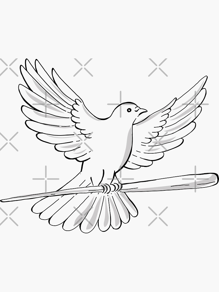 Hand sketch of a pigeon Royalty Free Vector Image