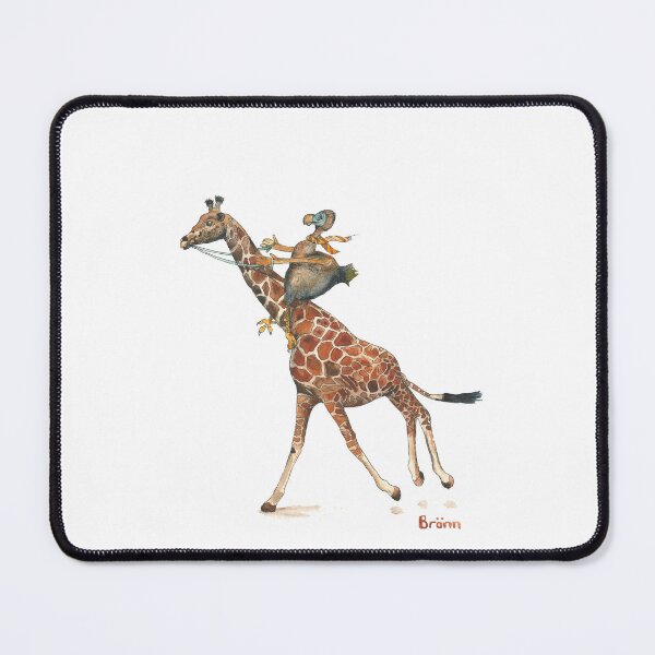 Artikelvorschau, Dodo reitet auf Safari auf einer Giraffe entworfen und verkauft von DodoGallery.