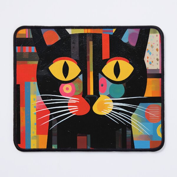 Item preview, Funky kitty cat 6 designed and sold by Red Witch Art.
