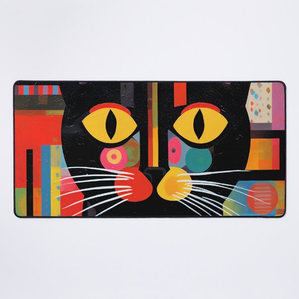 Item preview, Funky kitty cat 6 designed and sold by Red Witch Art.