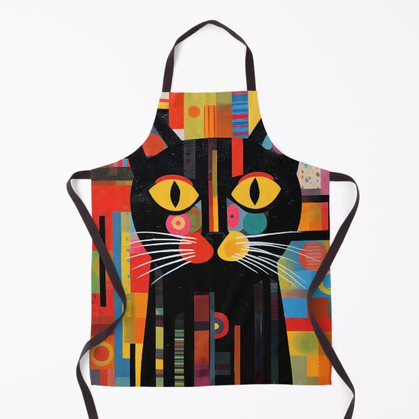 Item preview, Funky kitty cat 6 designed and sold by Red Witch Art.