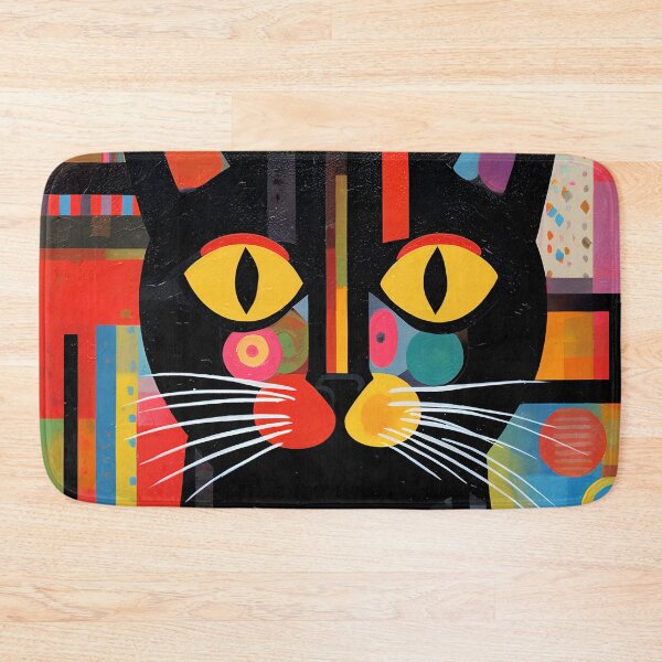 Item preview, Funky kitty cat 6 designed and sold by Red Witch Art.