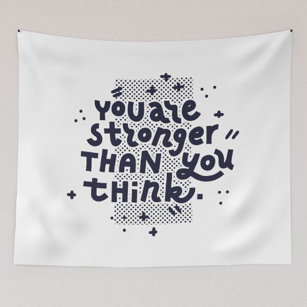 Item preview, Stronger (dark on white) designed and sold by Natalia Mikhaleva.