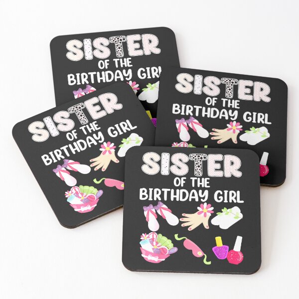 Item preview, Sister Of The Birthday Girls Spa Nail Polish Makeup Bday designed and sold by mainana78.