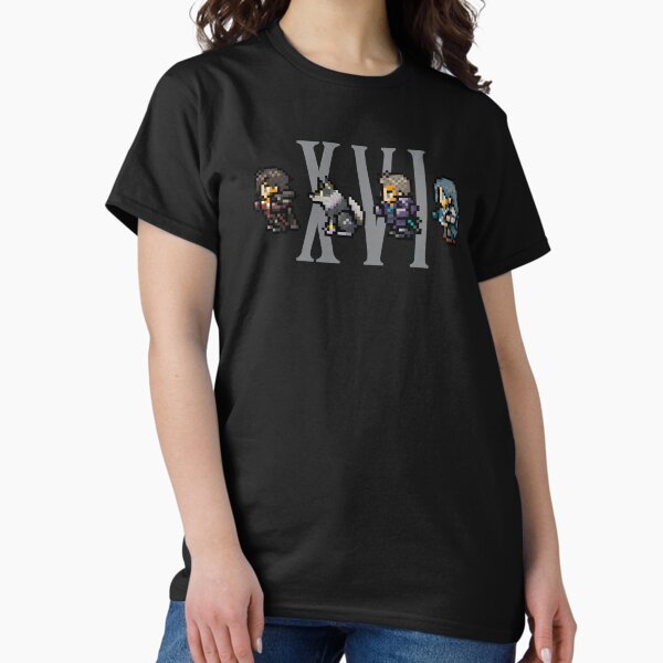 Item preview, Clive, Torgal, Cid, and Jill XVI Design | FFXVI Pixel Party Members | Final Fantasy 16 designed and sold by AFKApparelGG.