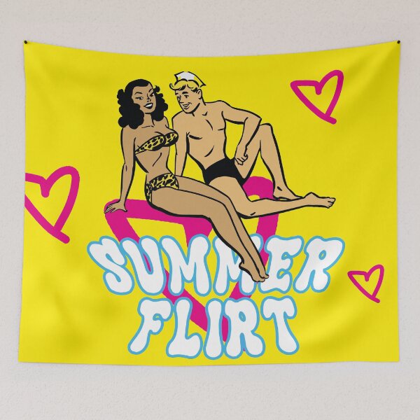 Aperçu de l'œuvre Flirt d'été sexy, rendez-vous créée et vendue par Mauswohn.