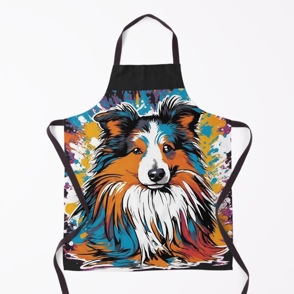 Item preview, Graffiti Paw Palette, Shetland sheepdog designed and sold by DBPauwels.
