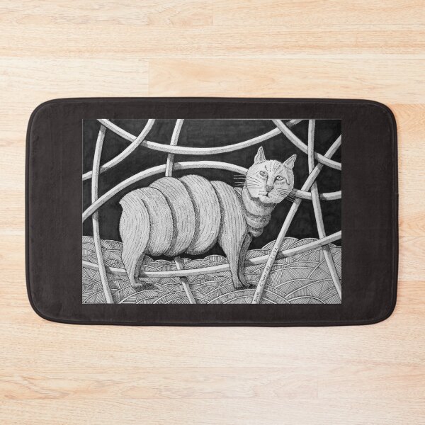 Item preview, 296 -WELL-FED MANX CAT - DAVE EDWARDS - INK - 2021 designed and sold by BLYTHART.