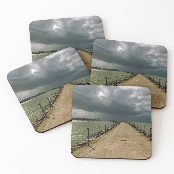 Item preview, View of Neptune's Arm, breakwater, looking towards the Pier, at Herne Bay, Kent designed and sold by JohnGaffen.
