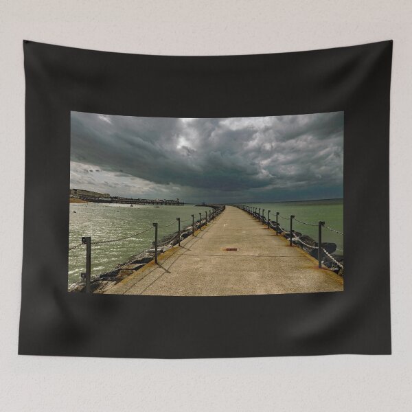 Item preview, View of Neptune's Arm, breakwater, looking towards the Pier, at Herne Bay, Kent designed and sold by JohnGaffen.