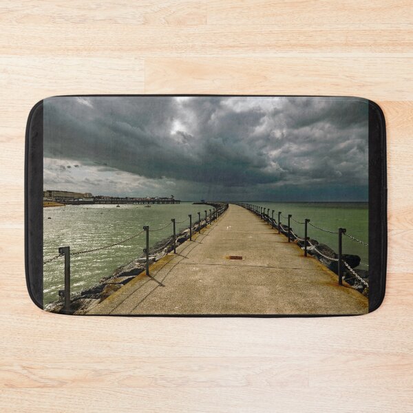 Item preview, View of Neptune's Arm, breakwater, looking towards the Pier, at Herne Bay, Kent designed and sold by JohnGaffen.