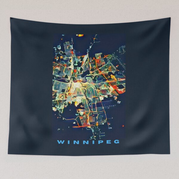 Item preview, Winnipeg at night designed and sold by Racyfun77.