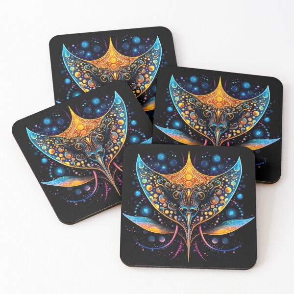 Item preview, Psychedelic Stingray: Aquatic Elegance designed and sold by PsyCloth.