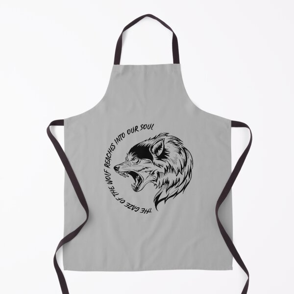 Item preview, The gaze of the wolf reaches into our soul, a great present for wolf quote lovers and wildlife designed and sold by abdelhak2005.