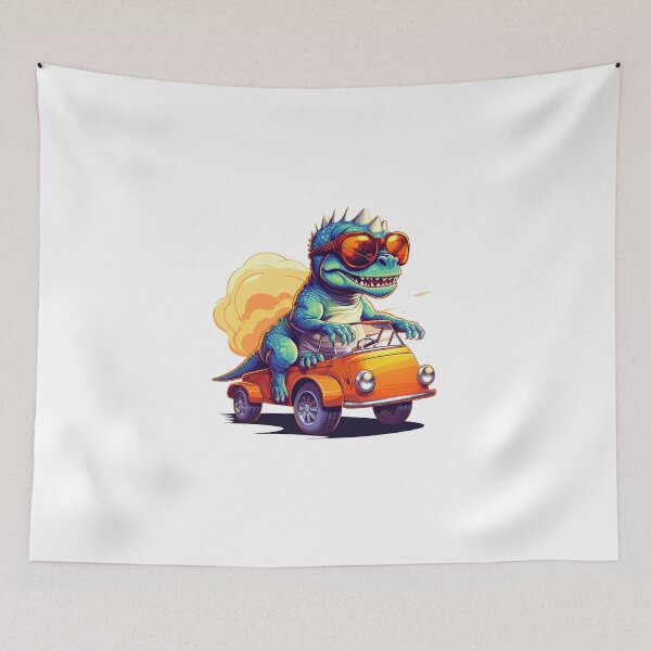 Item preview, Trex Chubby Wearing a Sun glass Ride a Car | PNG Sublimation. designed and sold by JhazAineArtShop.