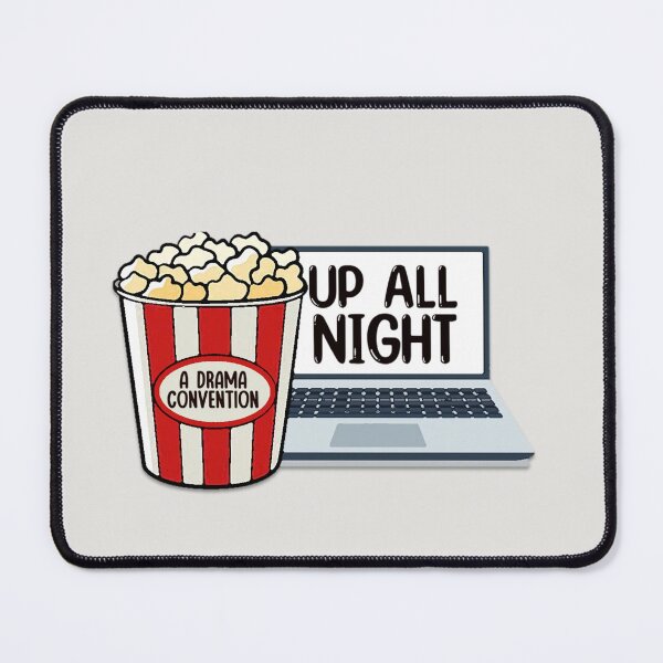 Item preview, Up All Night - Popcorn - Pale designed and sold by DramaConvention.