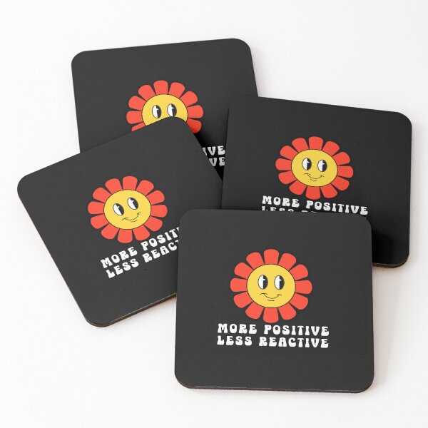 Item preview, More Positive, Less Reactive Retro Typography  designed and sold by thedazzlingmonk.
