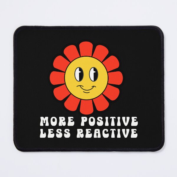 Item preview, More Positive, Less Reactive Retro Typography designed and sold by thedazzlingmonk.