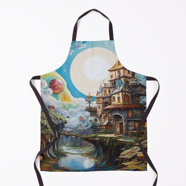 Item preview, Dreamy House Illusion Painting designed and sold by Laulauy.