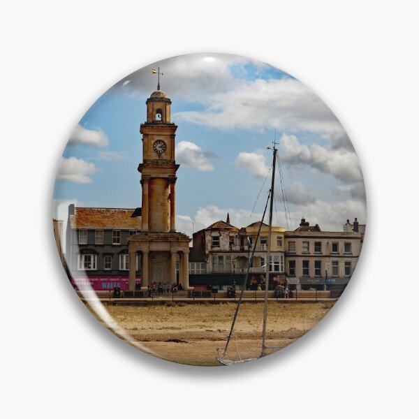 Item preview,  View of the Clock Tower from Neptune's Arm, breakwater, Herne Bay, Kent   designed and sold by JohnGaffen.