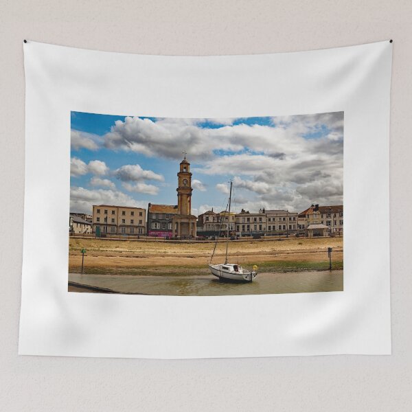 Item preview,  View of the Clock Tower from Neptune's Arm, breakwater, Herne Bay, Kent   designed and sold by JohnGaffen.
