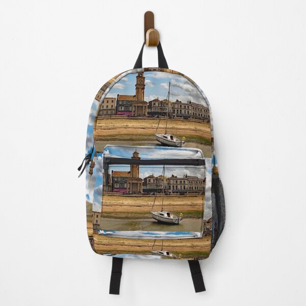 Item preview, View of the Clock Tower from Neptune's Arm, breakwater, Herne Bay, Kent designed and sold by JohnGaffen.